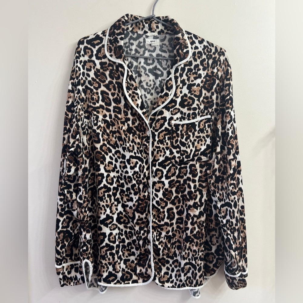 Aerie Off-Duty Satin Piping Shirt